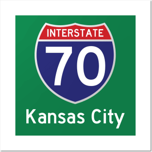 I-70 Kansas City Posters and Art